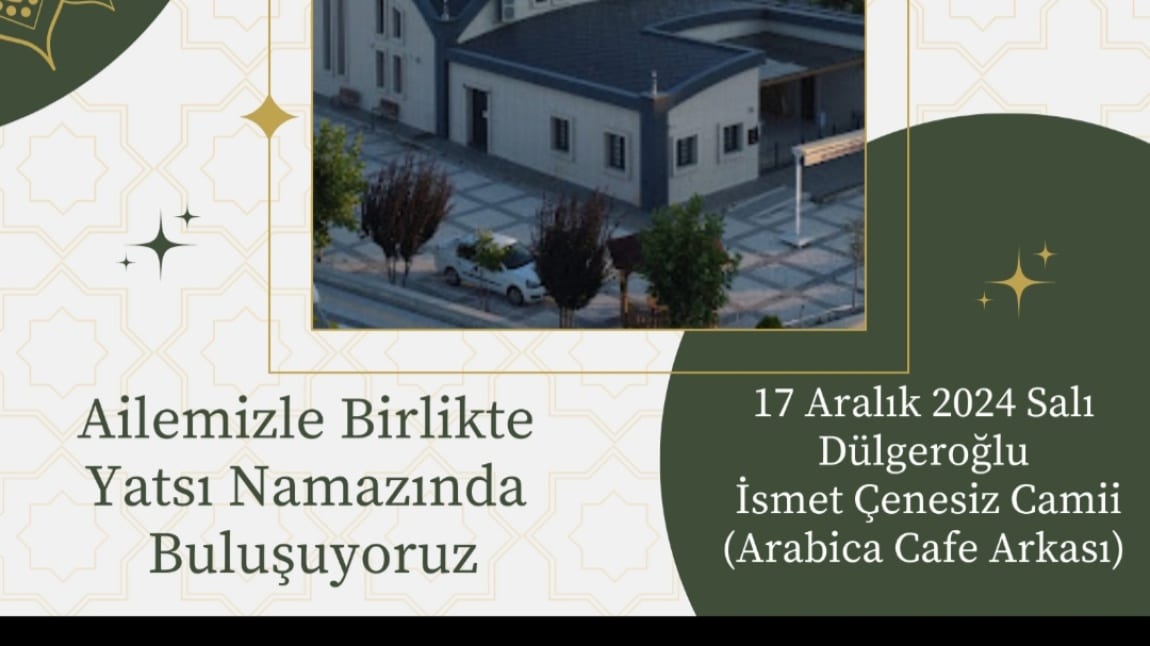 Ailemizle Birlikte Yatsı Namazında Buluşuyoruz